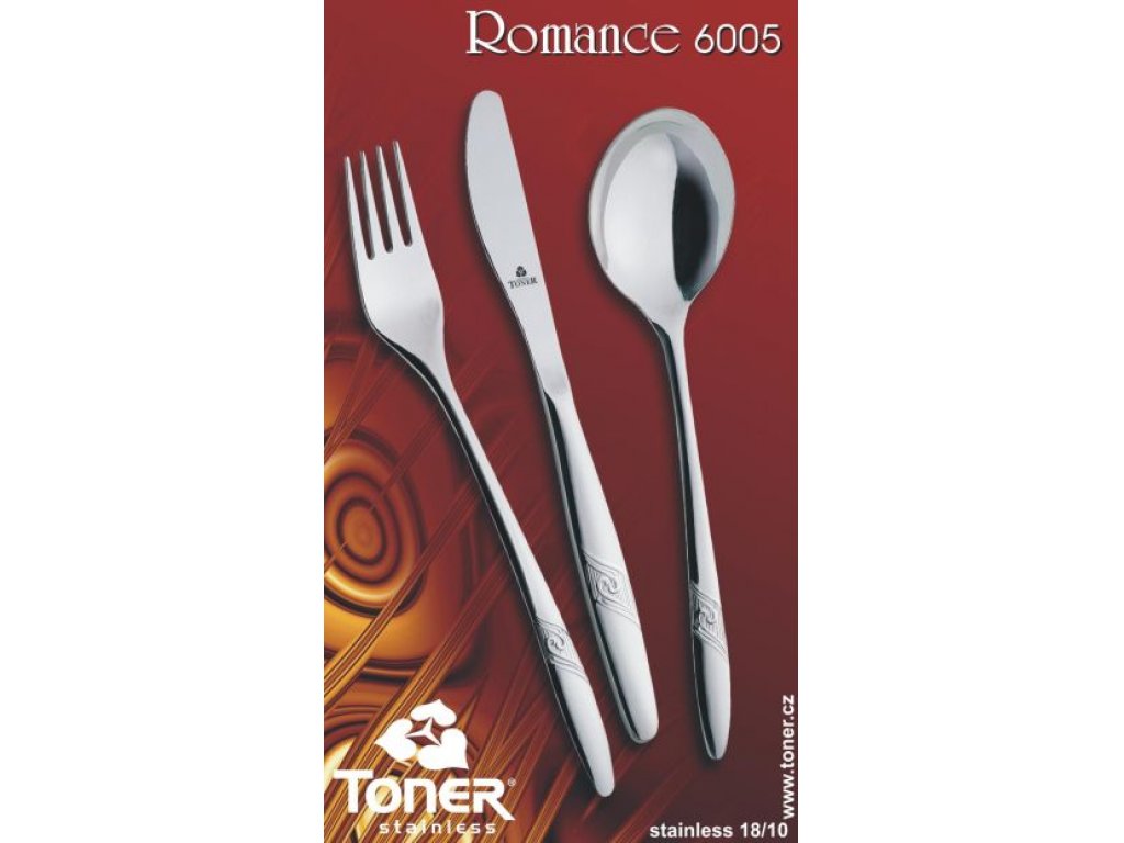 příbory jídelní Romance  6 osob 24 ks Toner nerez DBS
