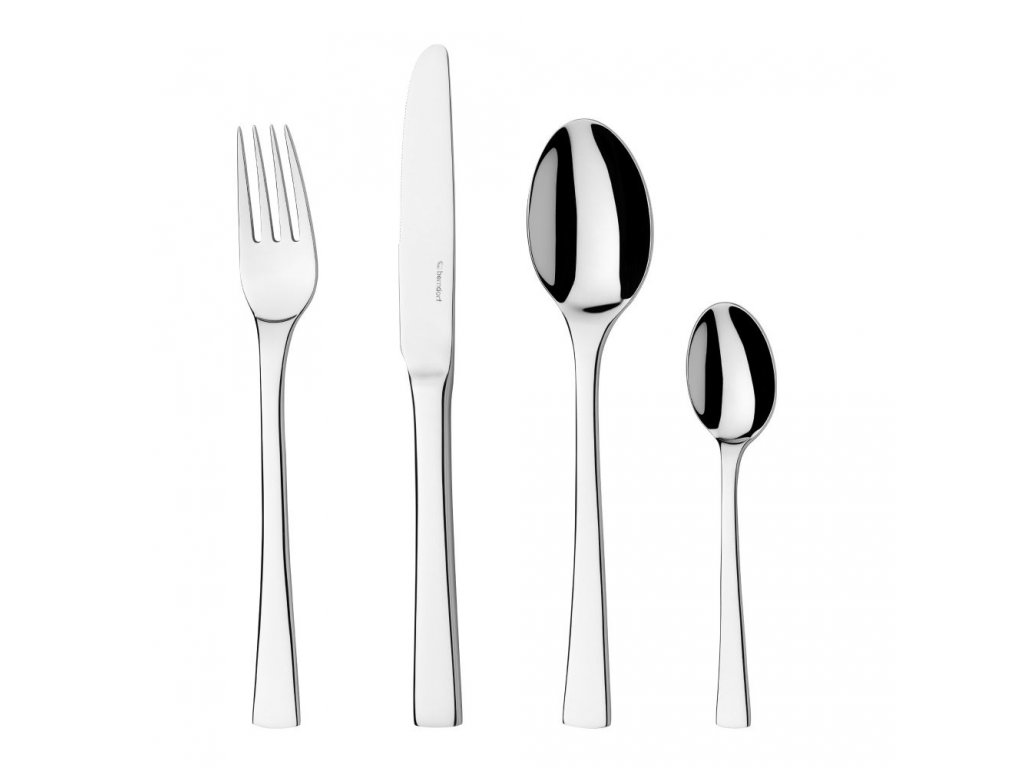 Cutlery set 24 pieces Alpha Berndorf Sandrik cutlery stainless steel