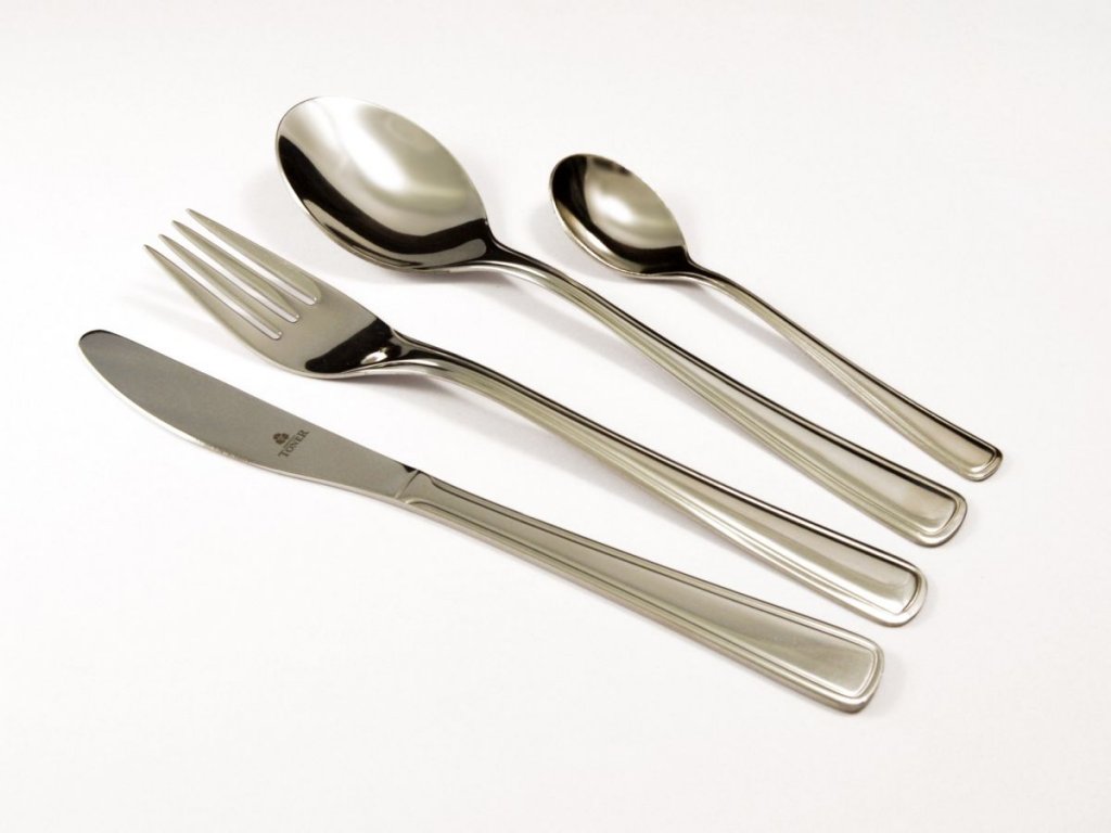 Cutlery TONER Gastro dining set 24 pcs for 6 persons stainless steel 6060