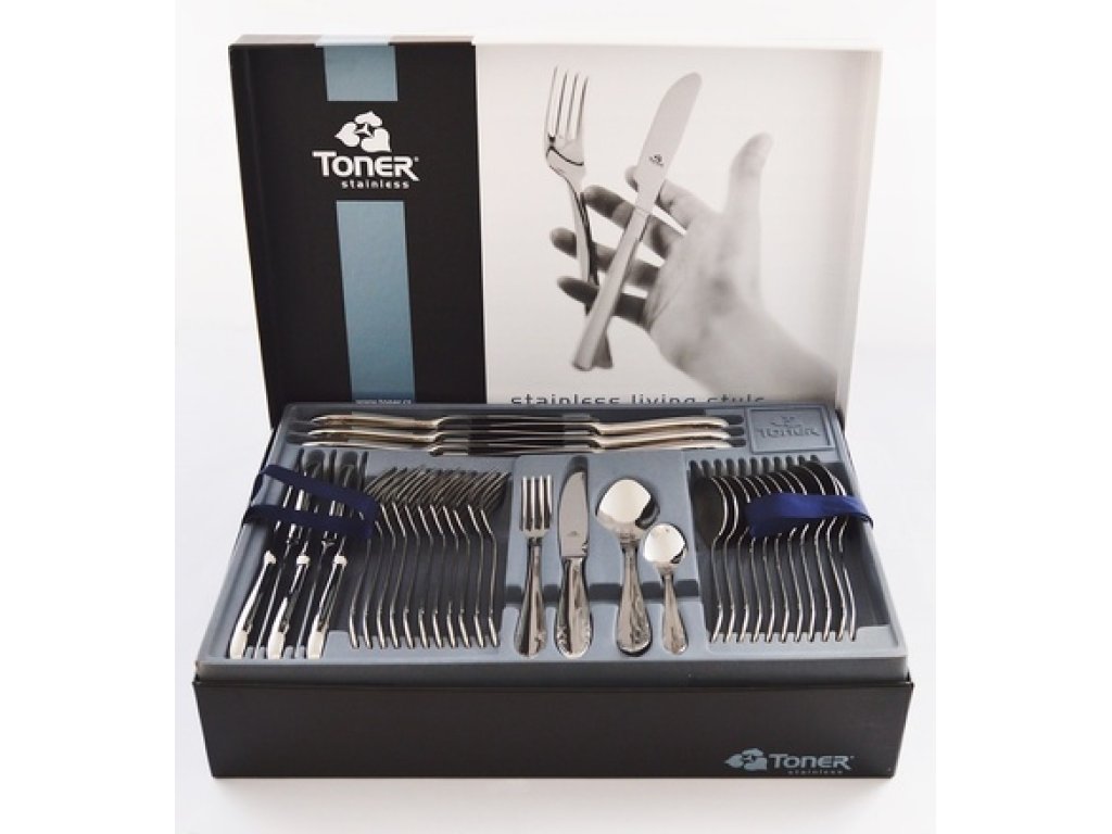 Cutlery TONER Progres Nova dining set 72 pcs for 12 persons 6036