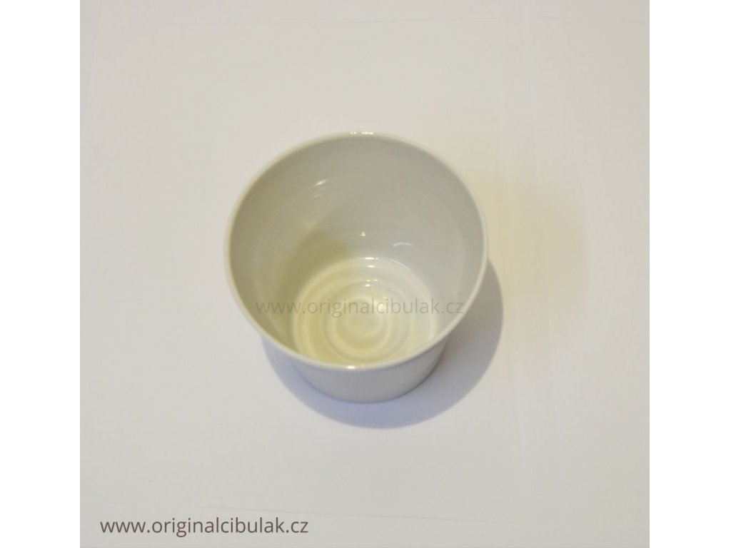 Transluzenter Kerzenleuchter weiß glänzend 9,5 cm Tschechisches Porzellan Dubí