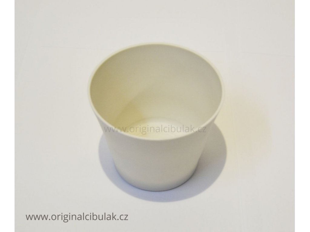 Priesvitný svietnik biely matný 9,5 cm Český porcelán Dubí