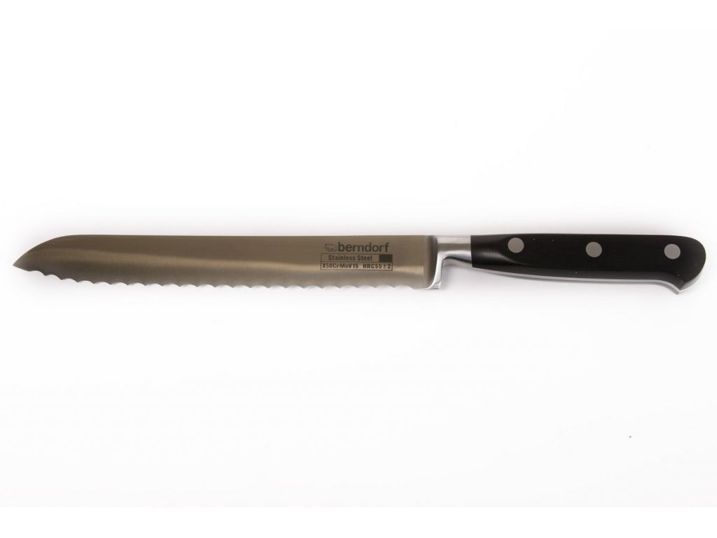 set of 9 knives in Berndorf Profi Line chef\'s knife case