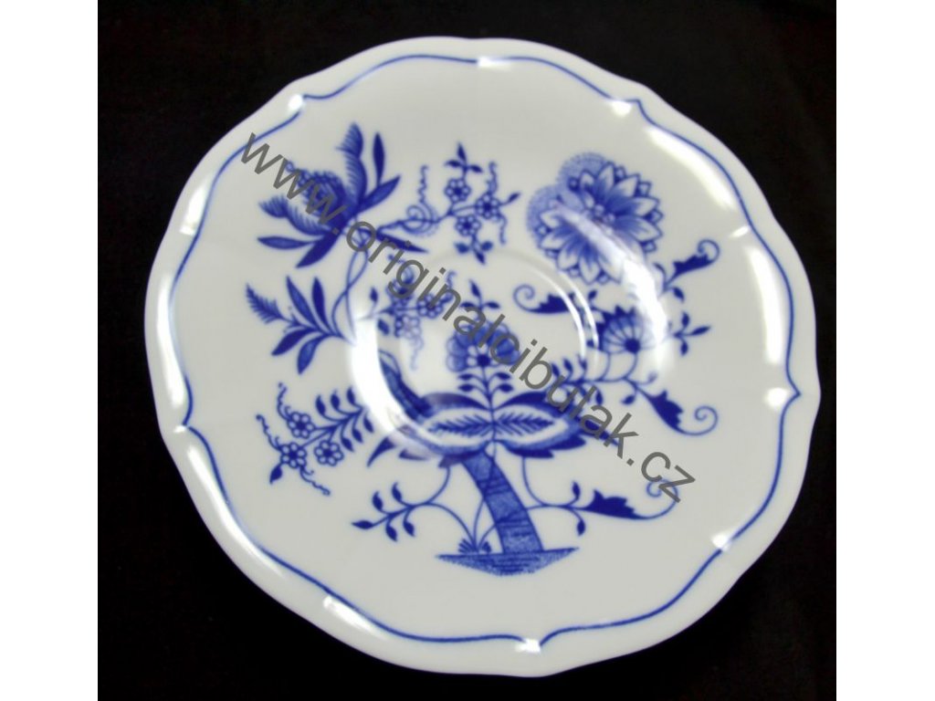 šálek a podšálek C/1+ZC1 (zrcadlový podšálek) čajový 0,20 l originální český porcelán Dubí 2.jakost