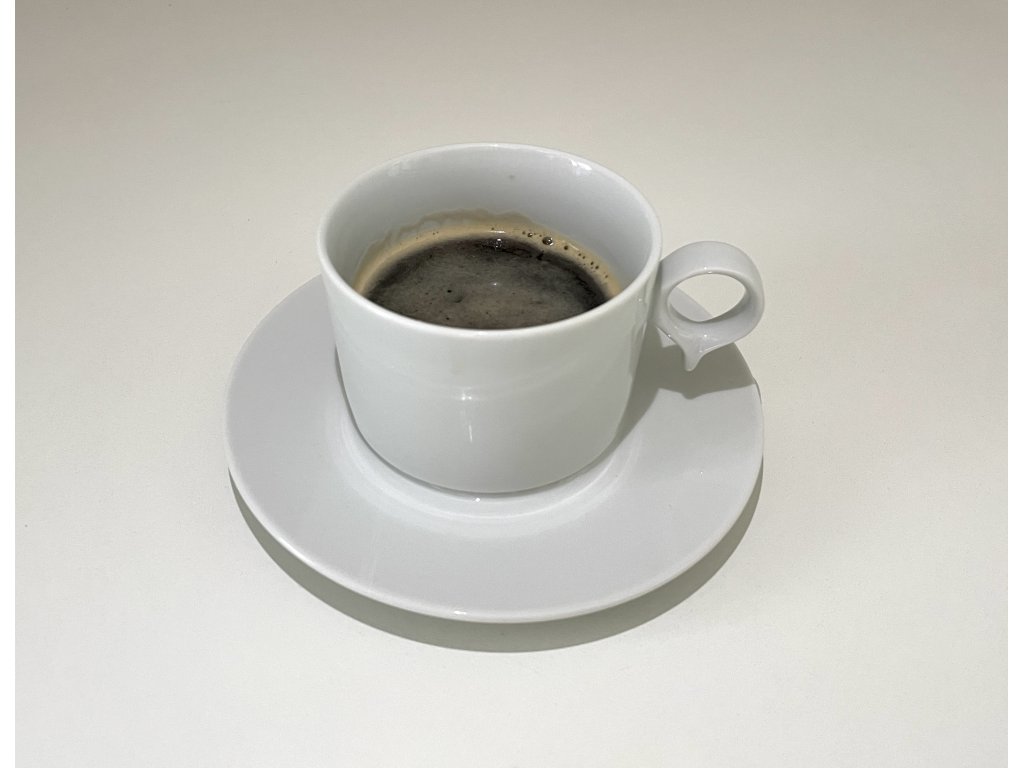 Šálka a podšálka Reset  capuccino a čaj biela 0,18 L Český porcelán a.s. Dubí 