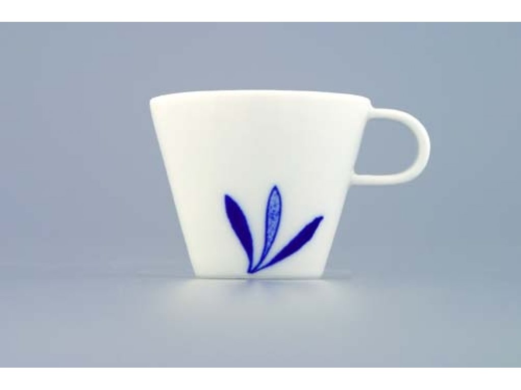 Espresso cup Bohemia Cobalt - design by prof. arch. Jiří Pelcl, Dubí onion porcelain