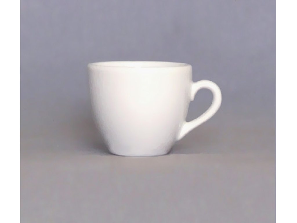 Šálek Milada  0,09 l 130g široký Český porcelán Dubí 