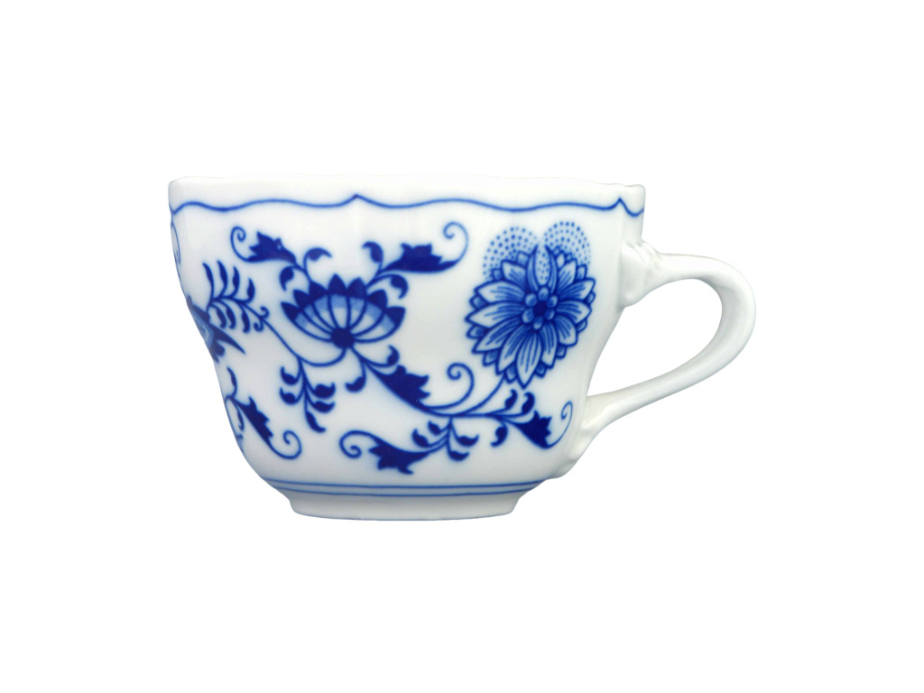 Zwiebelmuster Tall cup C 0.25l Original Blue Onion Pattern Bohemia from Dubi