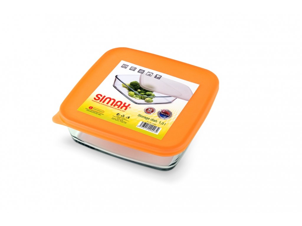 SIMAX Glass Container 1.0 L with Lid