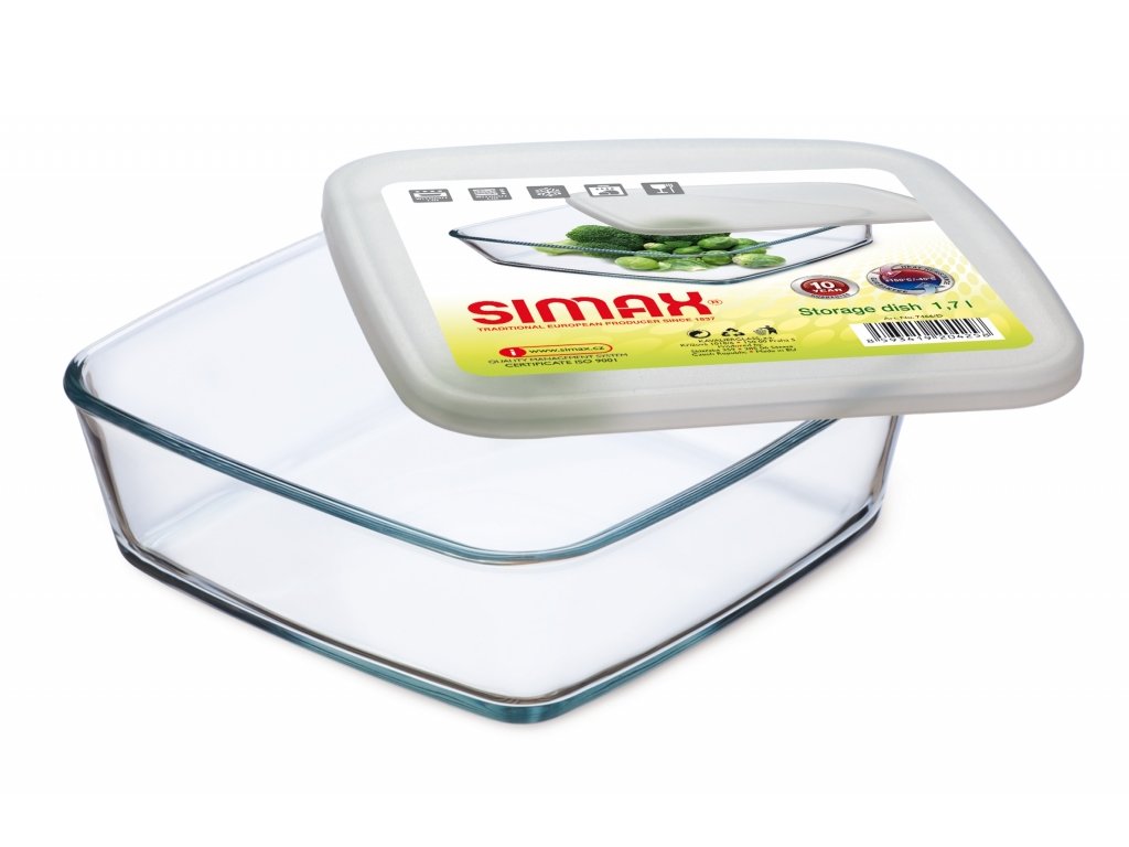 SIMAX Glass Container 1.7 L with Lid