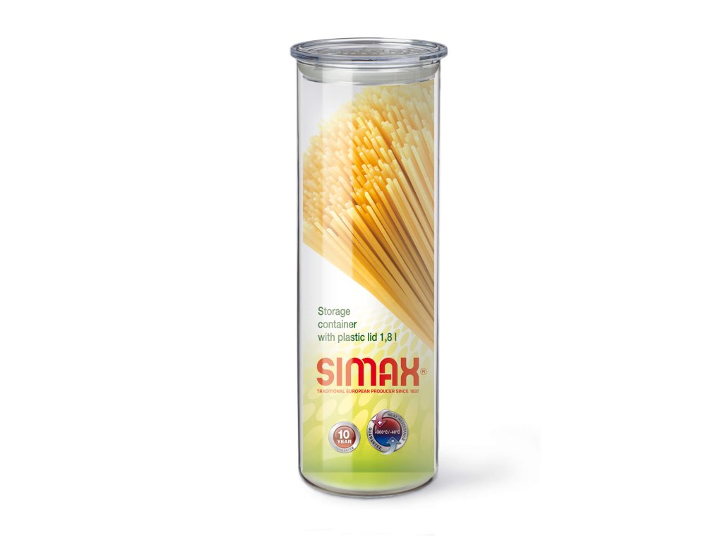 SIMAX Glass container with lid 1.8 l