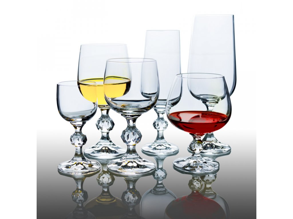 Wine glass Claudia 340 ml 1 pcs Crystalex CZ
