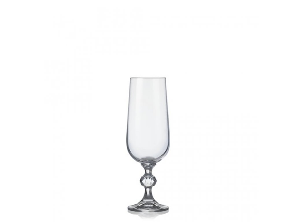 Wine glass for champagne Claudia 180 ml 1 pcs Crystalex CZ