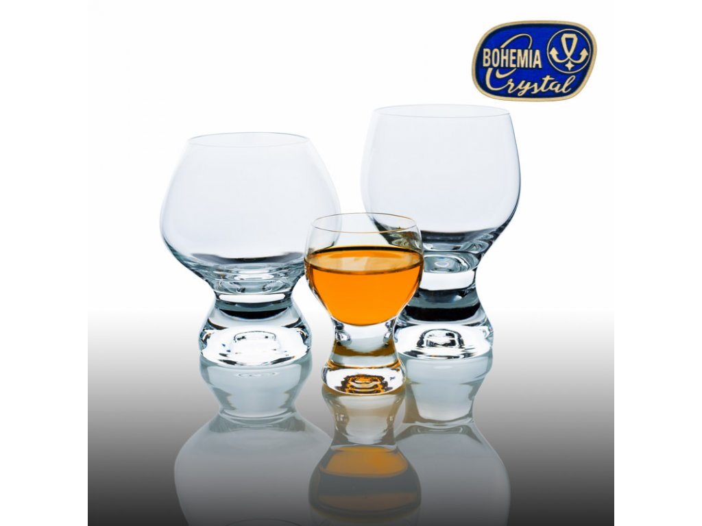 Cognac glasses Gina 250 ml 6 pcs Crystalex CZ