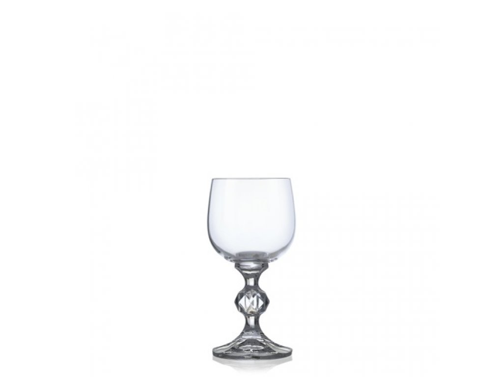 Wine glasses white Claudia 190 ml 6 pcs Crystalex CZ