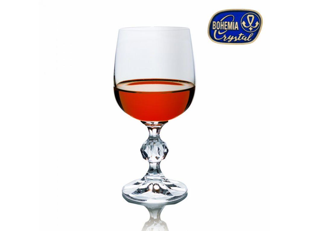 Skleničky na víno červené Claudia 340 ml 6 ks  Crystalex CZ