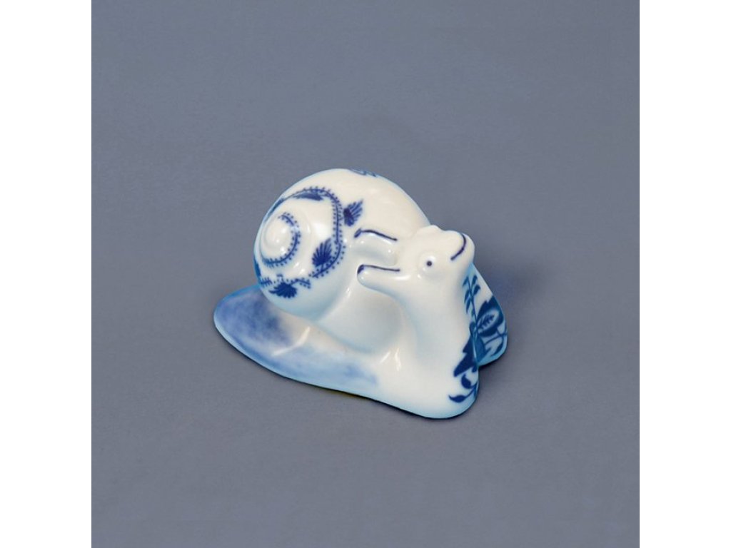 Cibulák Slimák 6,5 cm Originálny Český Porcelán Dubí