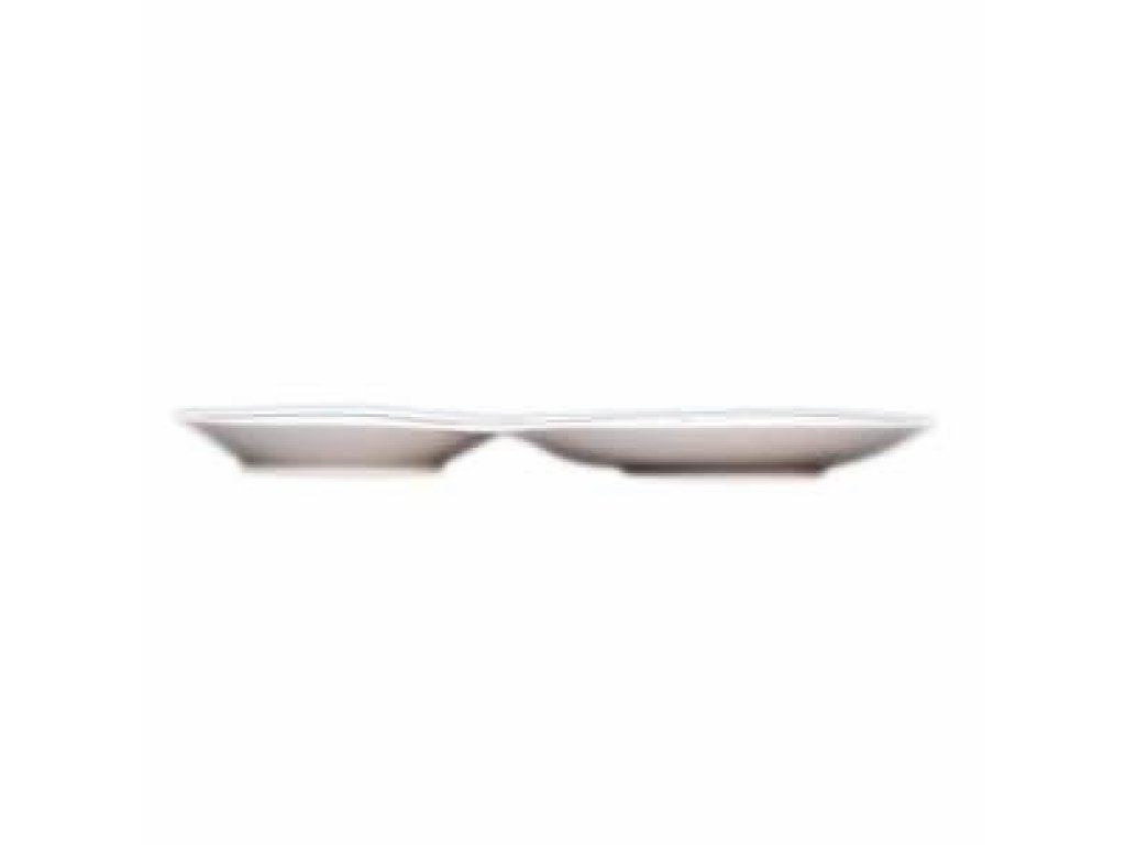 Cibulak Raňajková tácka dvojitá 29,8 cm x 16,7 cm 390g Originálny Český Porcelán Dubí 