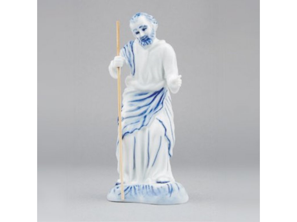 Cibulák Svätý Jozef 7,5 x 5,5 x 15,5 cm 0,170 g Originálny Český Porcelán Dubí