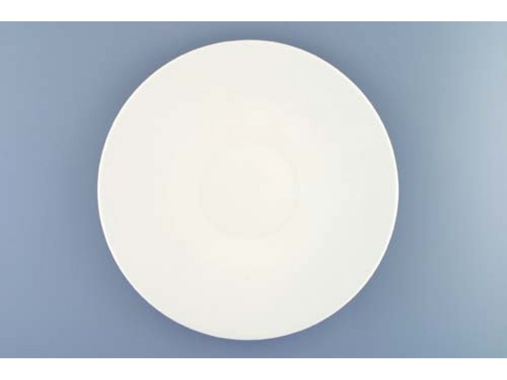 Bohemia shallow plate, large 28x2.6cm 740g White design by prof. arch. Jiří Pelc Bohemia Porcelain from Dubi 