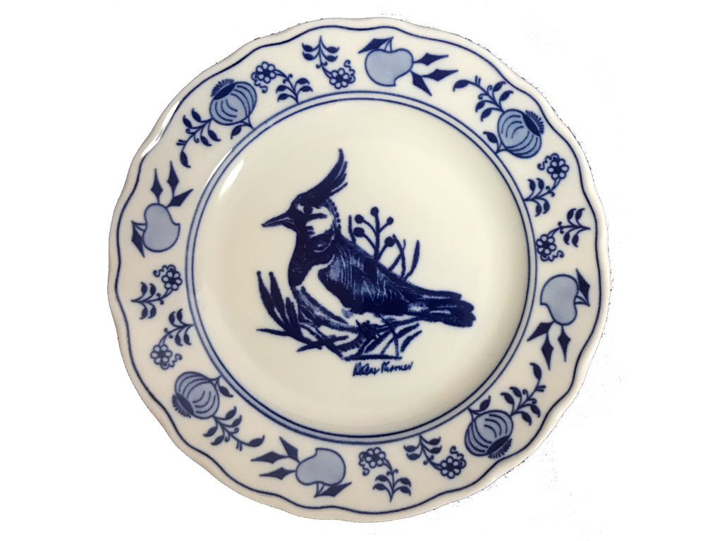 Zwiebelmuster Dessert plate 19cm CELTIC Original Blue Onion Pattern Bohemia from Dubi