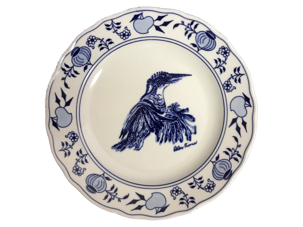 Zwiebelmuster Dessert plate 19cm KINGFISH Original Blue Onion Pattern Bohemia from Dubi 