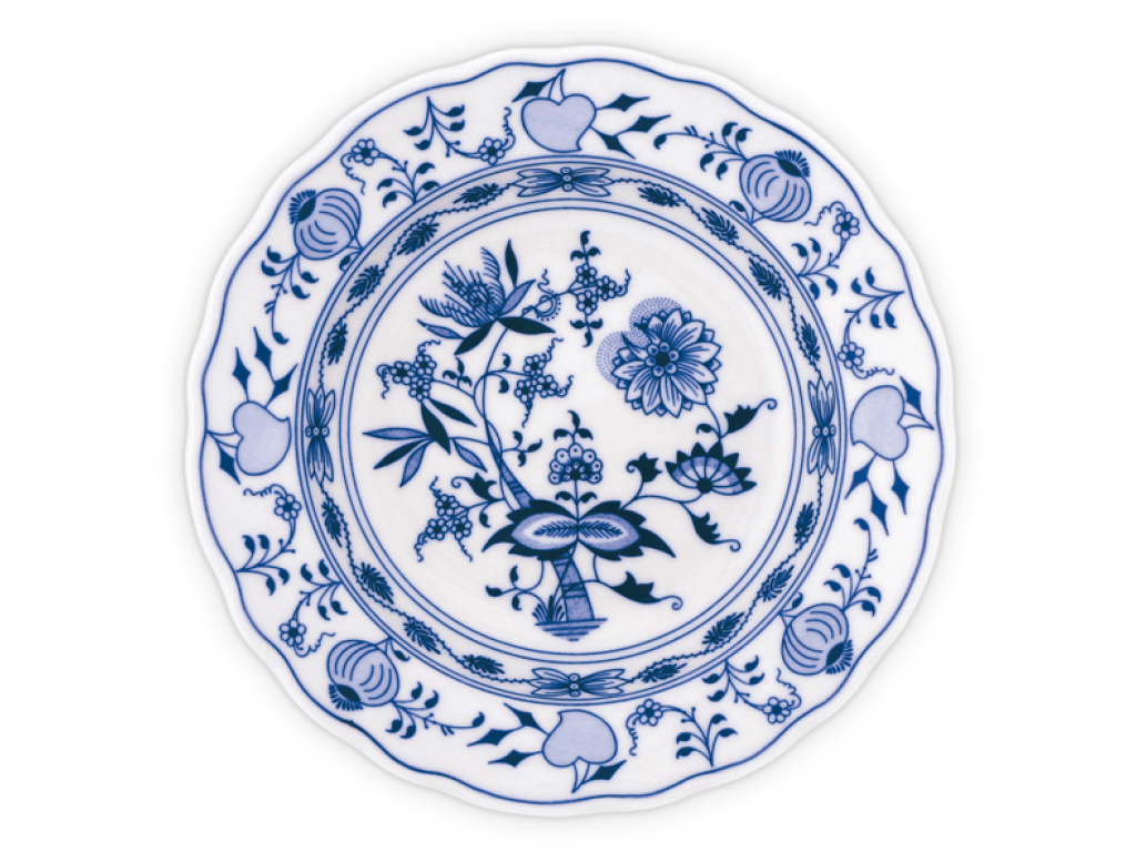 Cibulák Tanier hlboký 21cm  Originálny Český Porcelán Dubí 