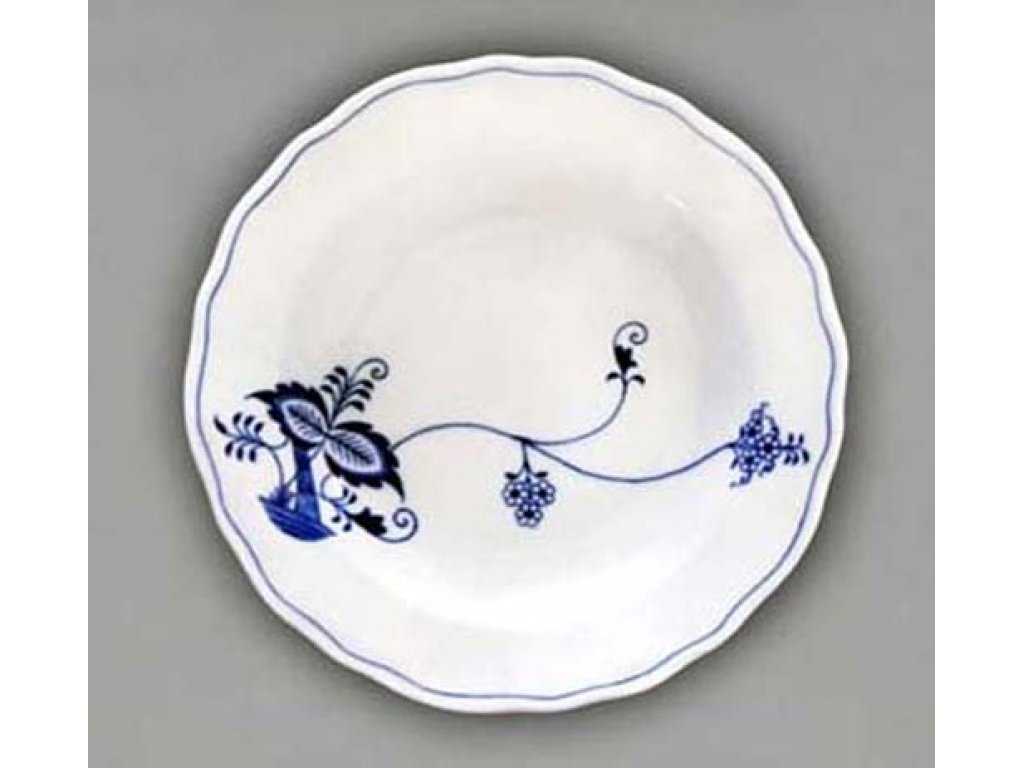 Cibulák tanier hlboký  24 cm  ECO cibulák cibulový porcelán originálny cibulák Dubí