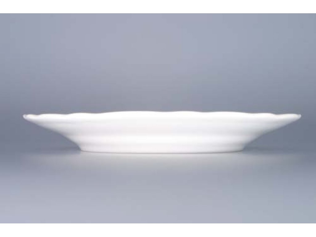 Tanier porcelánový biely dezertný 19cm Český porcelán Dubí