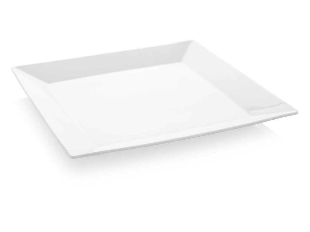 Square shallow plate 21 x 21 cm Merid  Güral Porselen