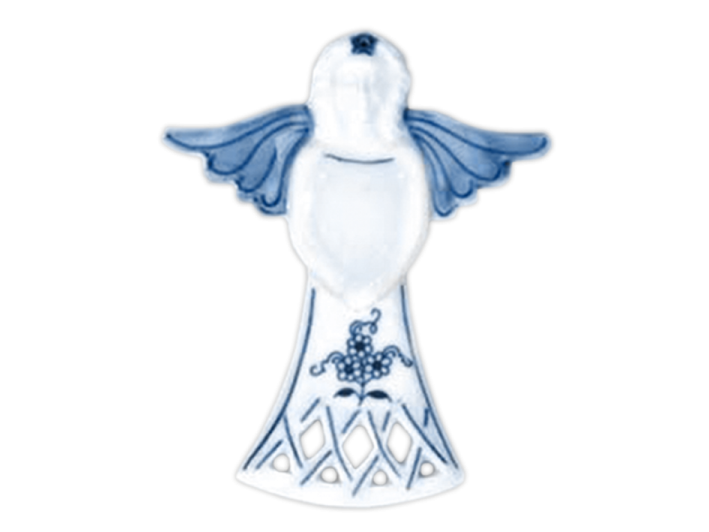 Cibulák Vánoční ozdoba anděl 110 x 84 mm 30g Originál Český porcelán Dubí