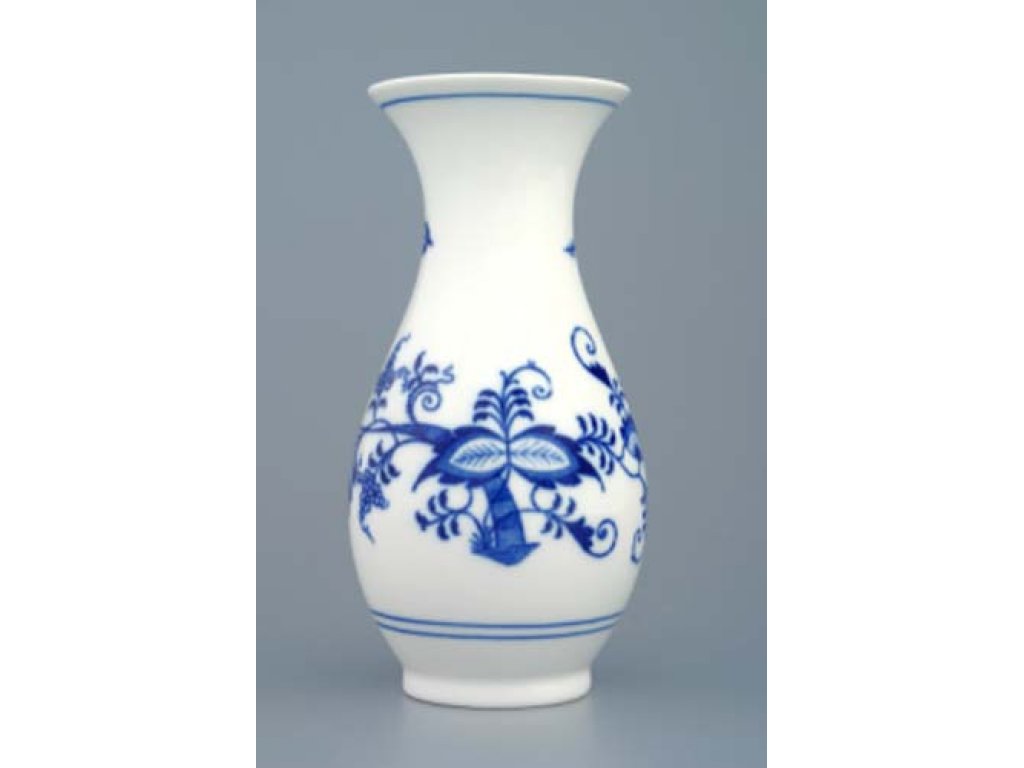 váza cibulák 16 cm originální český porcelán Dubí 2.jakost