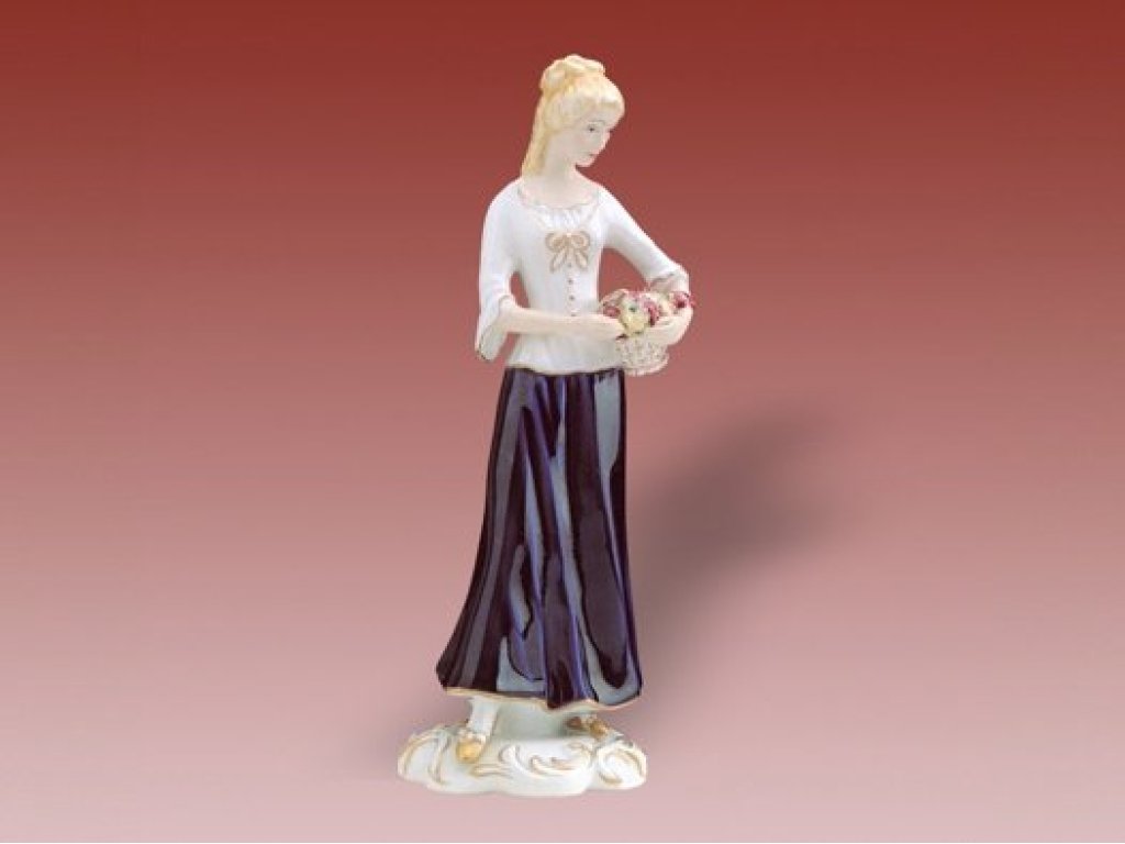 Winemaker  23cm Bohemia porcelain Dubí 