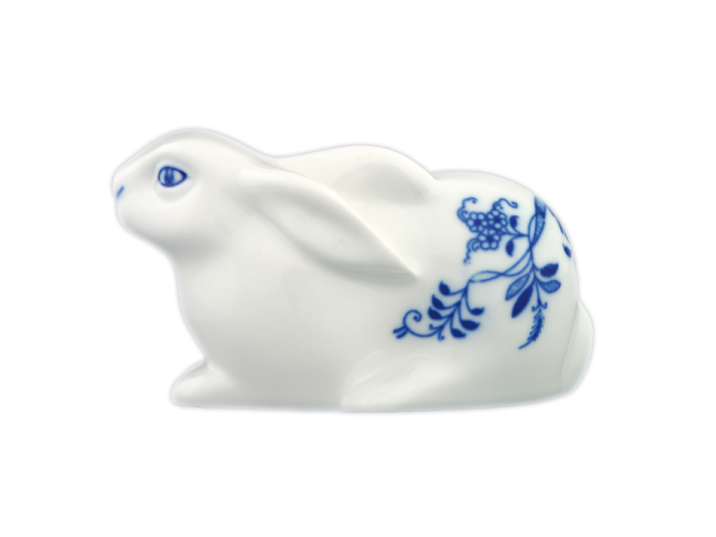 Cibulák Zajíc velikonoční 11,5cm Originál Český porcelán Dubí 