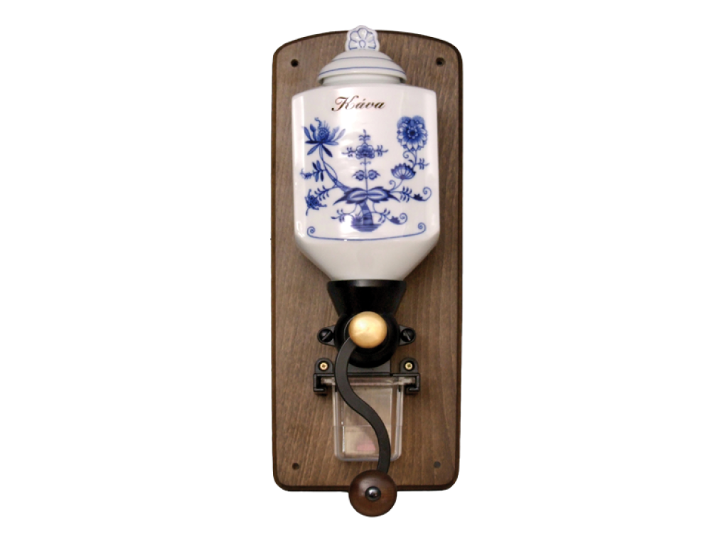 Cibulák Závesný mlynček na kávu II nápis KÁVA 35cm Originálny Český Porcelán Dubí 