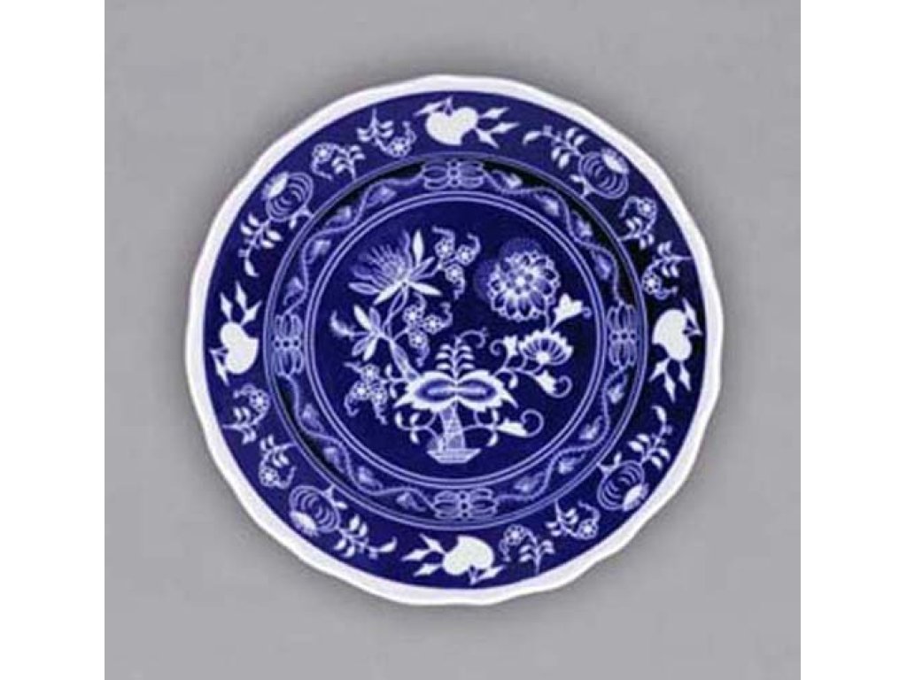 Zwiebelmuster Hängender Dessertteller 19cm NEGA Original Bohemia Porzellan Dubi Karlsbader 2