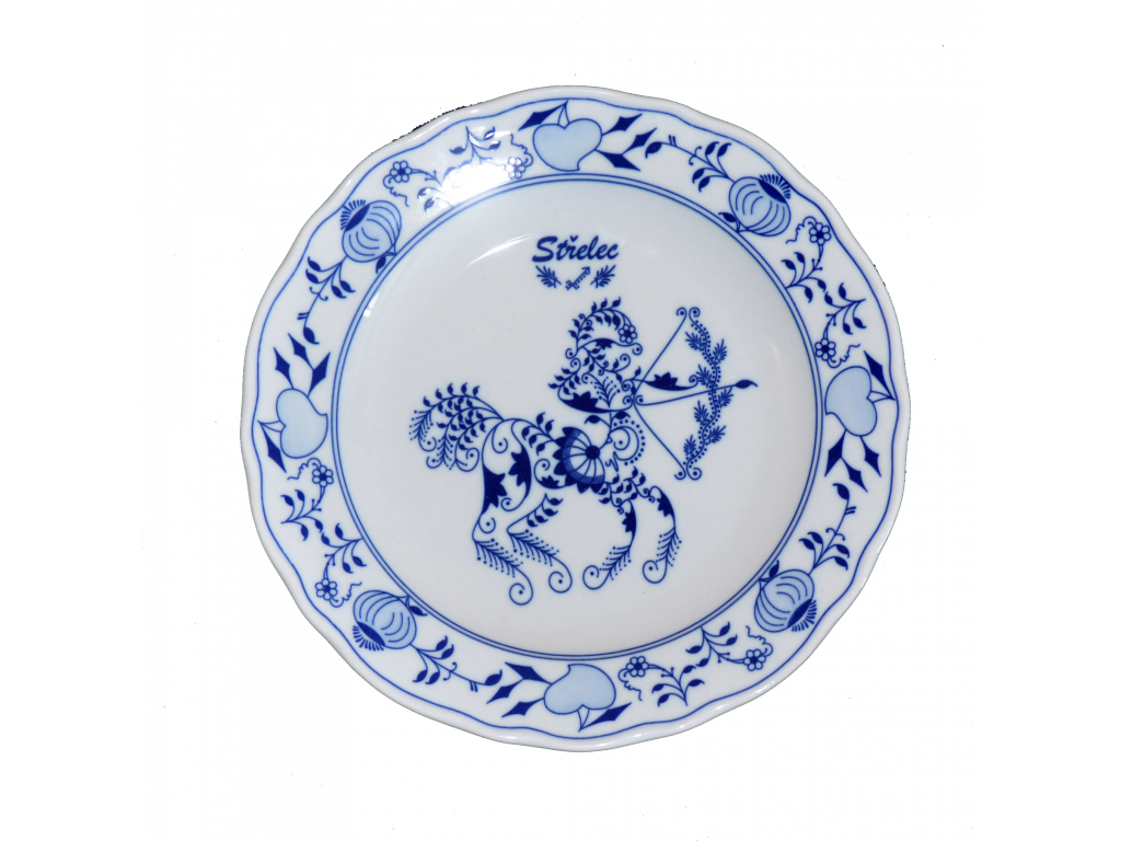 Cibulak Tanier zverokruh horoskop STRELEC 24cm Originálny Český Porcelán Dubí 
