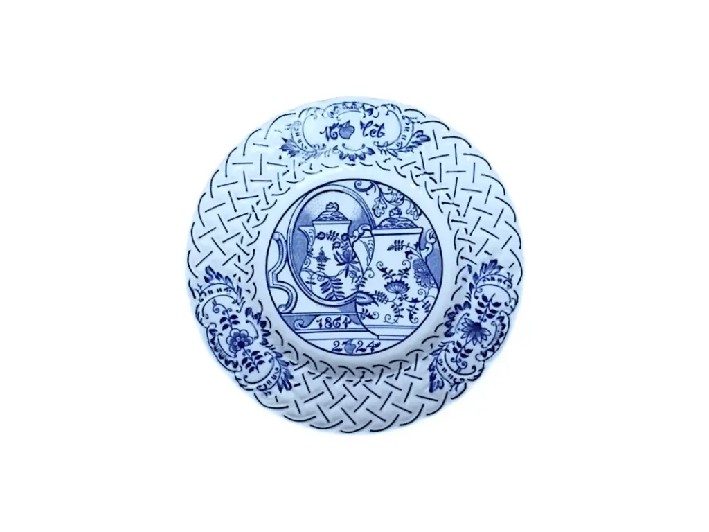 Cibulák Talíř  Výroční  160 let Českého  porcelánu  1864-2024 18cm Originál Český porcelán Dubí 