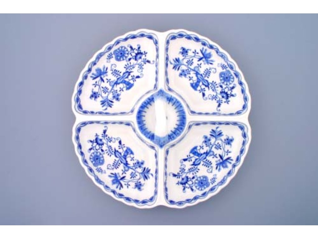 ZELENÝ Cibulák Kabaret štvordielny 32cm Originálny Český Porcelán Dubí