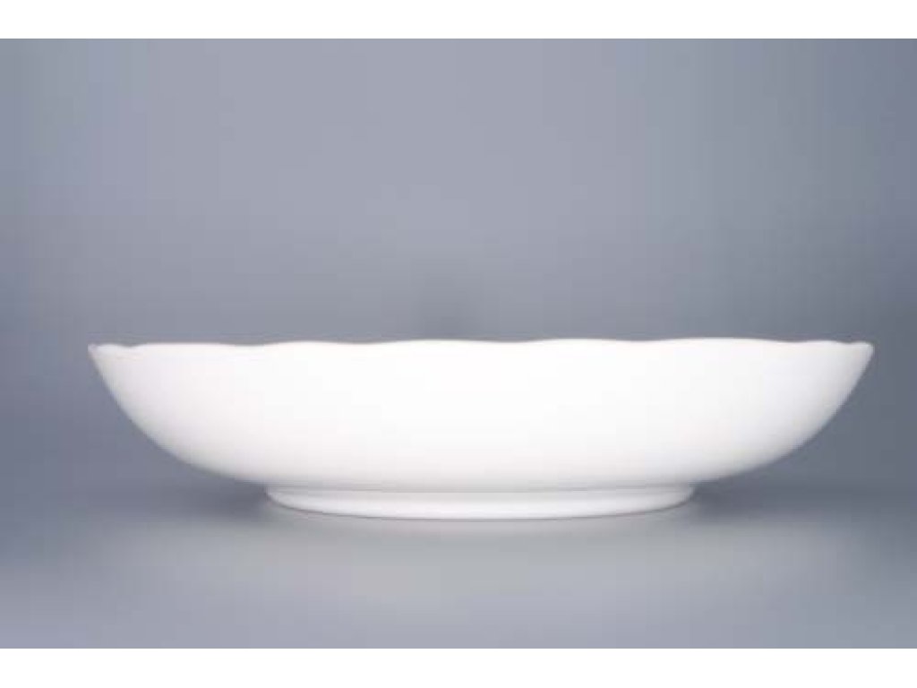 GRÜN  Zwiebelmuster Kompottschale 26cm  Original Bohemia Porzellan Dubi Karlsbader