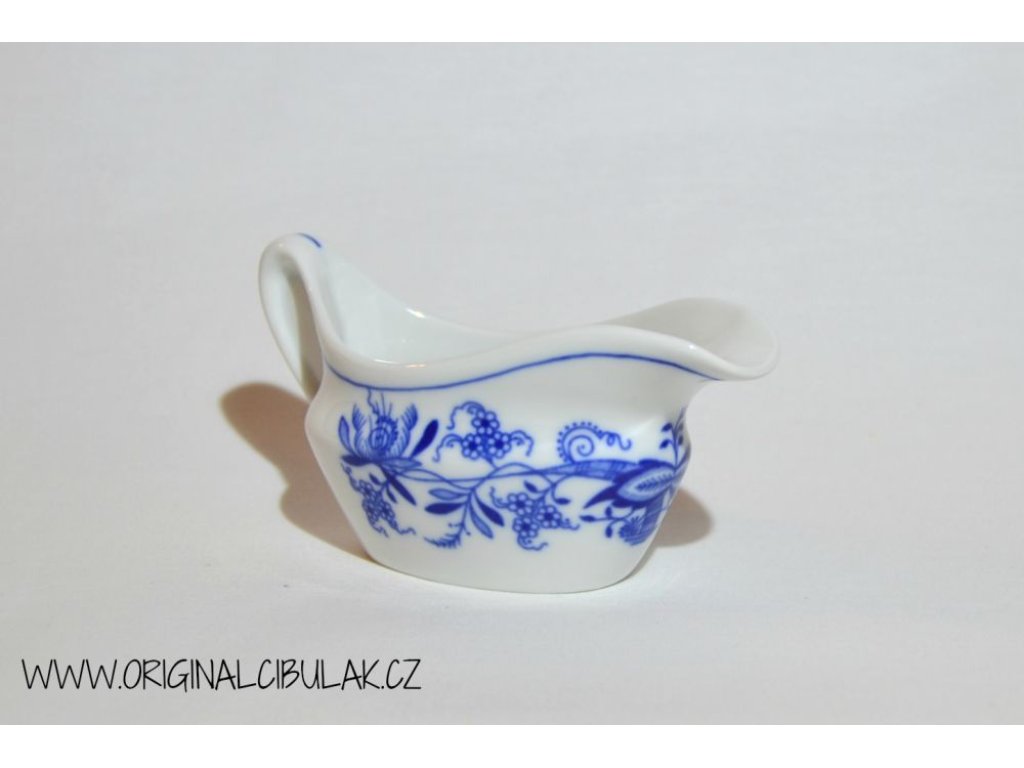  ZELENÝ Cibulák Omáčnik oválny bez podstavca 0,10l Originálny Český Porcelán Dubí 