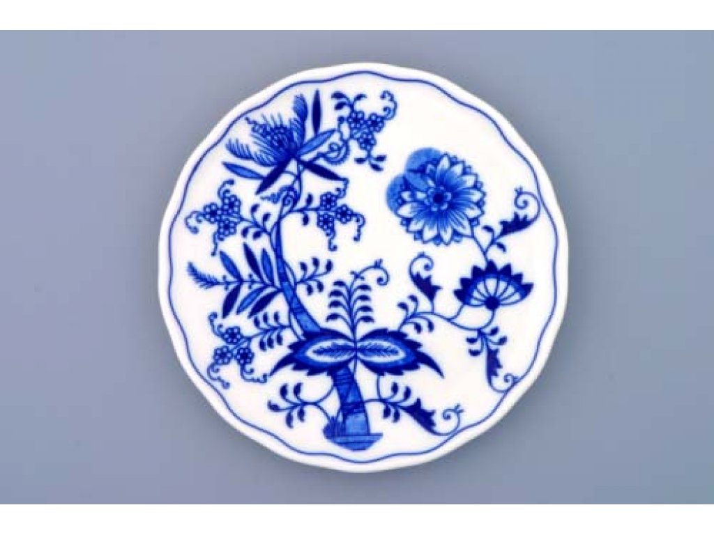 GREEN  Zwiebelmuster Teapot coaster 14.5cm Original Blue Onion Pattern Bohemia from Dubi 