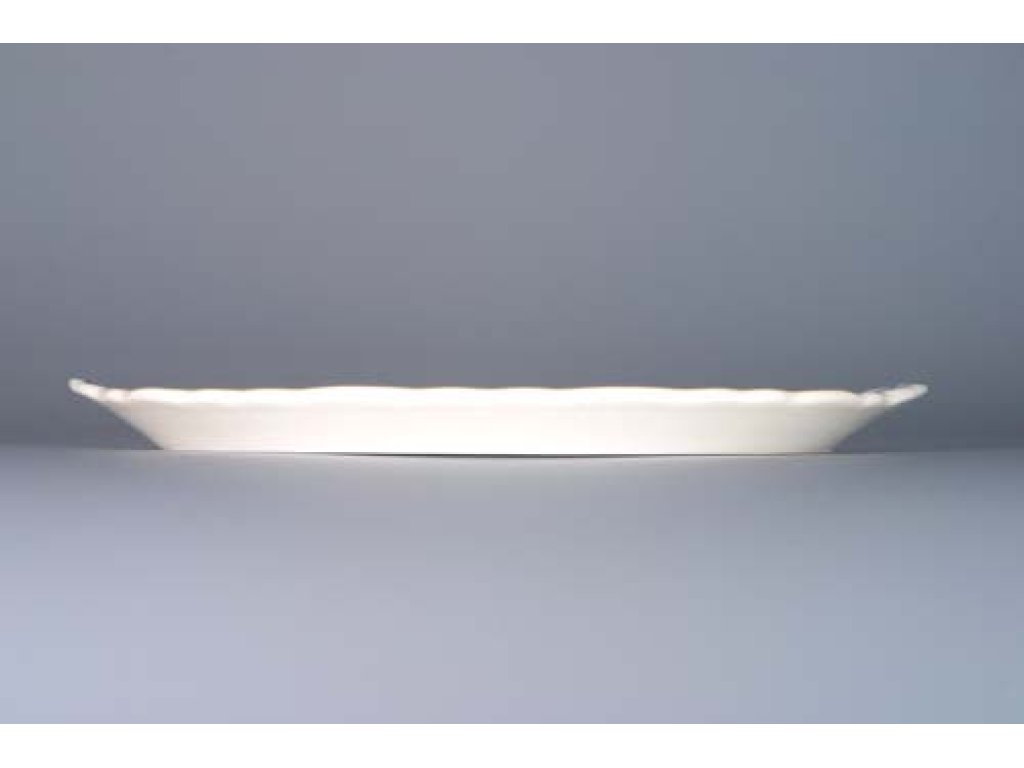 ZELENÝ Cibulák Podnos kulatý pod 3 karafky  20,5cm Originál Český porcelán Dubí