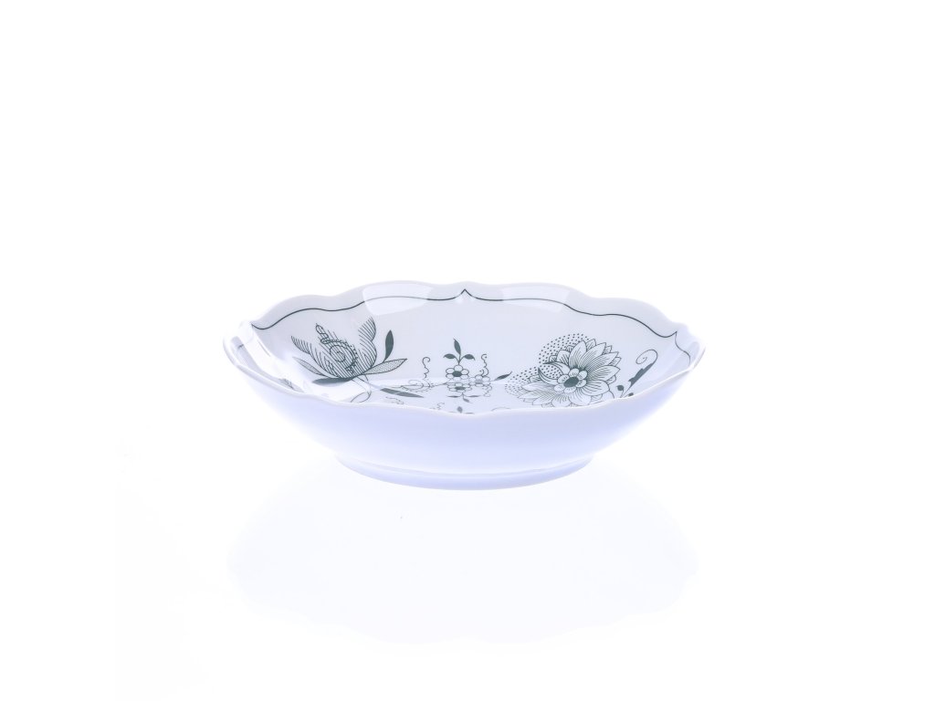 ZELENÝ Cibulák Podšálek B 140mm Originál Český porcelán Dubí