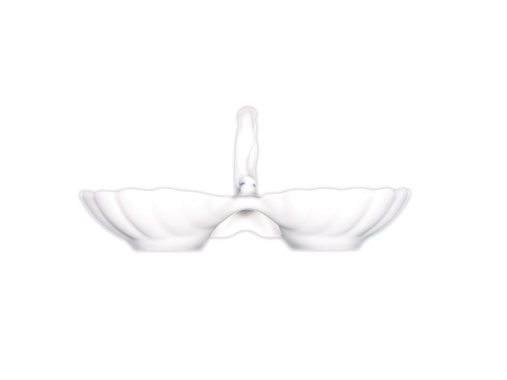 ZELENÝ Cibulák Slánka dvoudílná s úchytkou 12cm Originál Český porcelán