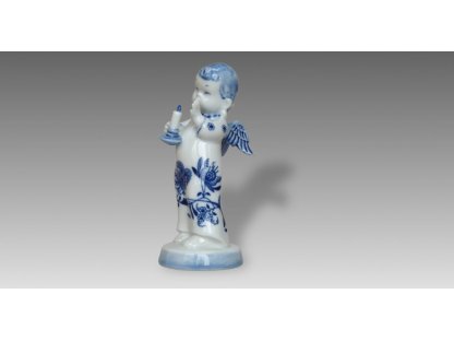 Cibulák Anjelik so sviečkou 15cm Originálny Český Porcelán Dubí 