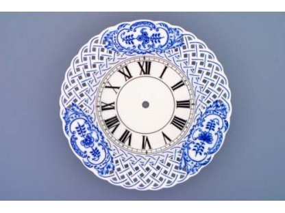 Zwiebelmuster Front wall to the clock openwork 24cm Original Blue Onion Pattern Bohemia from Dubi 2.quality