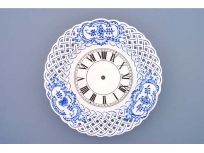 Zwiebelmuster Front wall to the clock openwork 27cm Original Blue Onion Pattern Bohemia from Dubi