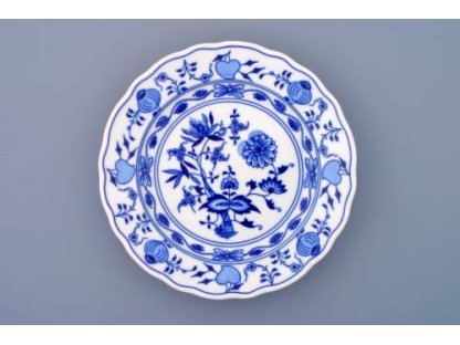 Czech porcelain, Dubí cibulák, deep plate 24 cm