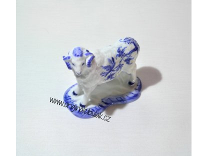 Cibulák Beran 10,5 cm originální cibulákový porcelán Dubí, cibulový vzor,